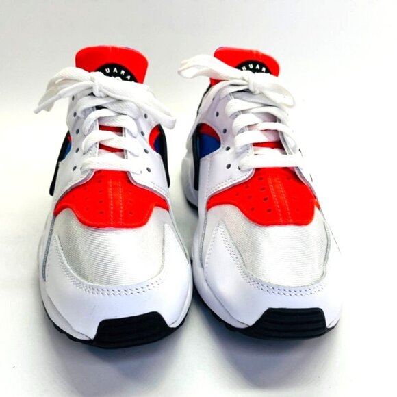 Nike Air Huarache Women's Running Shoes SIze 7 Red, Blue, White DV2220-100 - Picture 2 of 13